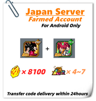 [Japan] Dokkan Battle Farmed Account 8100 DS+7th Super Saiyan 4 Goku & Super Saiyan 4 Vegeta Super Saiyan God Goku & Super Saiyan God Vegeta for Android Only