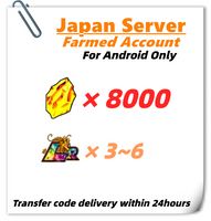 [Japan] Dokkan Battle Farmed Account 8000 Stones 3~6LRs for Android  Only