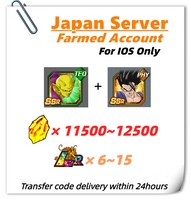 [Japan] Dokkan Battle Farmed Account 11500+DS Ultimate Gohan+Piccolo (Power Awakening) for IOS Only