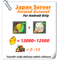 [Japan] Dokkan Battle Farmed Account 12000+Super Saiyan Goku+Piccolo (Power Awakening) for Android Only