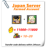 [Japan] Dokkan Battle Farmed Account 11000 DS with Super Saiyan Goku Beast gohan for iOS and Android