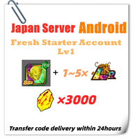 [Japan] Dokkan Battle Fresh Starter Account 3000DS+Piccolo (Power Awakening)  for Android Only