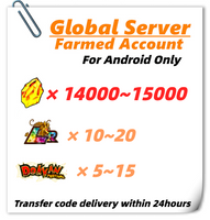 [Global] Dokkan Battle Farmed Account 14000+ DS +10LR for Android Only