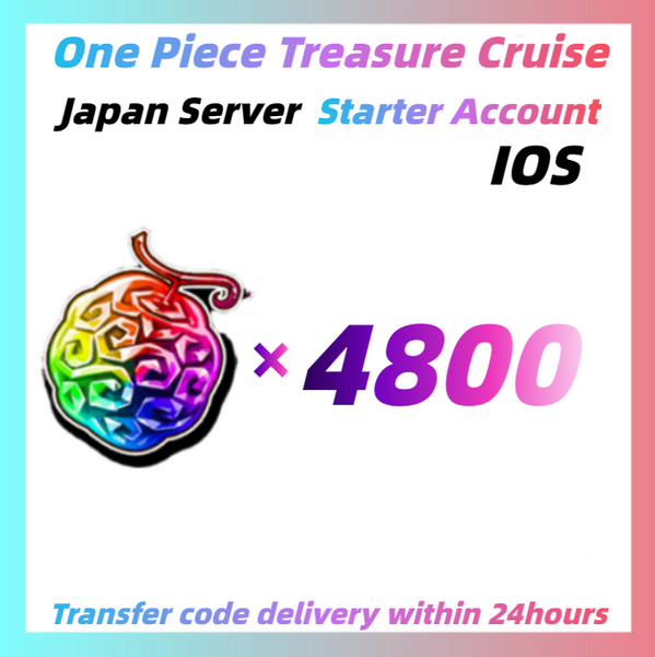[Japan] One Piece Treasure Cruise Starter Account 4800 Gems With 35+ Limited Characters For IOS