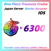 [Japan] One Piece Treasure Cruise Starter Account 6300 Gems With 50+ Limited Characters For IOS