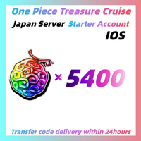 [Japan] One Piece Treasure Cruise Starter Account 5400 Gems+15~55 Limited Characters For iOS Only