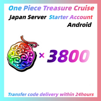[Japan] One Piece Treasure Cruise Starter Account 3800 Gems With 25+ Limited Characters For Andriod