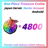 [Japan] One Piece Treasure Cruise Starter Account 4800 Gems With 35+ Limited Characters For Andriod