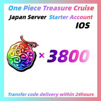 [Japan] One Piece Treasure Cruise Starter Account 3800 Gems With 25+ Limited Characters For IOS