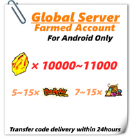 [Global] Dokkan Battle Farmed Account 10000+ DS With 7~15LR for Android Only