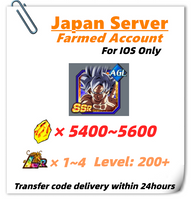 [Japan] Dokkan Battle Farmed Account 5400+ DS With 6TH Goku (Ultra Instinct) For IOS Only