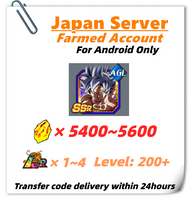 [Japan] Dokkan Battle Farmed Account 5400+ DS With 6TH Goku (Ultra Instinct) For Android Only