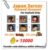 [Japan] Dokkan Battle Farmed Account 13000 DS With 7TH. 5TH. 4TH Super Saiyan 4 Goku & Super Saiyan 4 Vegeta God Goku Gogeta Vegetto And Other Characters In Picture for Android