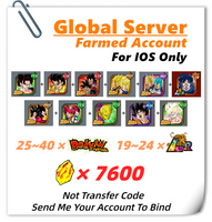 [Global] Dokkan Battle Farmed Account 7600 DS With 8.7.5TH Vegetto Gogeta Goku (GT) Piccolo Super Saiyan God SS Vegeta & Super Saiyan Trunks And Other Characters In Picture For IOS Only | Not Transfer Code |
