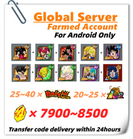 [Global] Dokkan Battle Farmed Account 7900+ DS With 8TH 7TH Beast Gohan Piccolo Goku (GT) Super Saiyan God SS Vegeta & Super Saiyan Trunks And Other Characters 0n Picture for Android Only