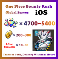 [Global] One Piece Bounty Rush OPBR 4700+ Gems With 4★ new Yamato Lv1 Ex Starter Account For IOS Only