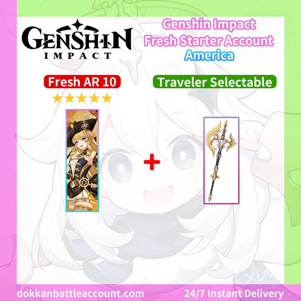 [America] Genshin Impact Starter Account - Navia