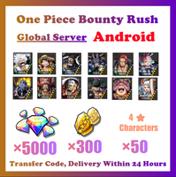Global] One Piece Bounty Rush OPBR 5000+ Gems Starter Accounts With K –  Dokkan Battle Account Store
