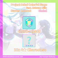 ( Global ) Project Sekai Colorful Stage Feat. Hatsune Miku Starter Account With 47K Crystals And 10x 4★ Characters