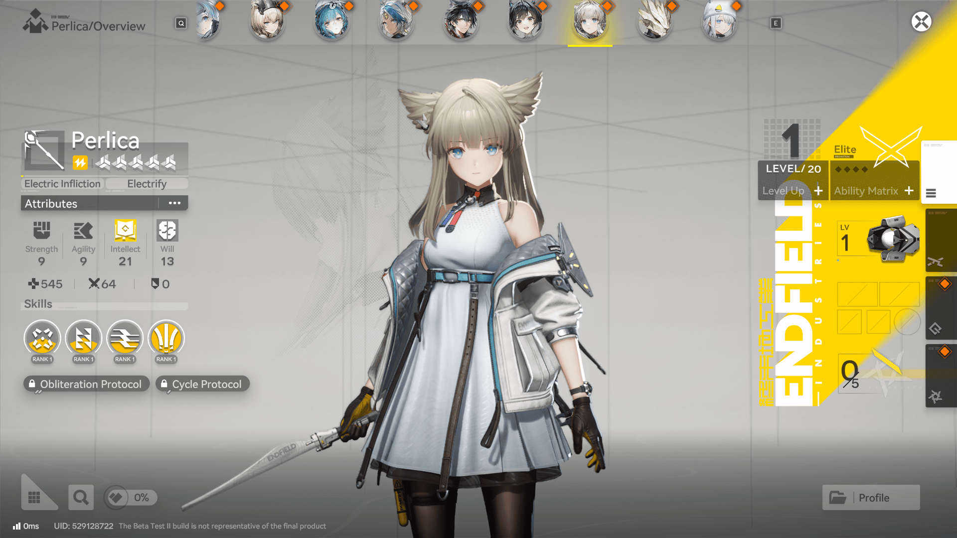 Perlica Arknights Endfield Operator