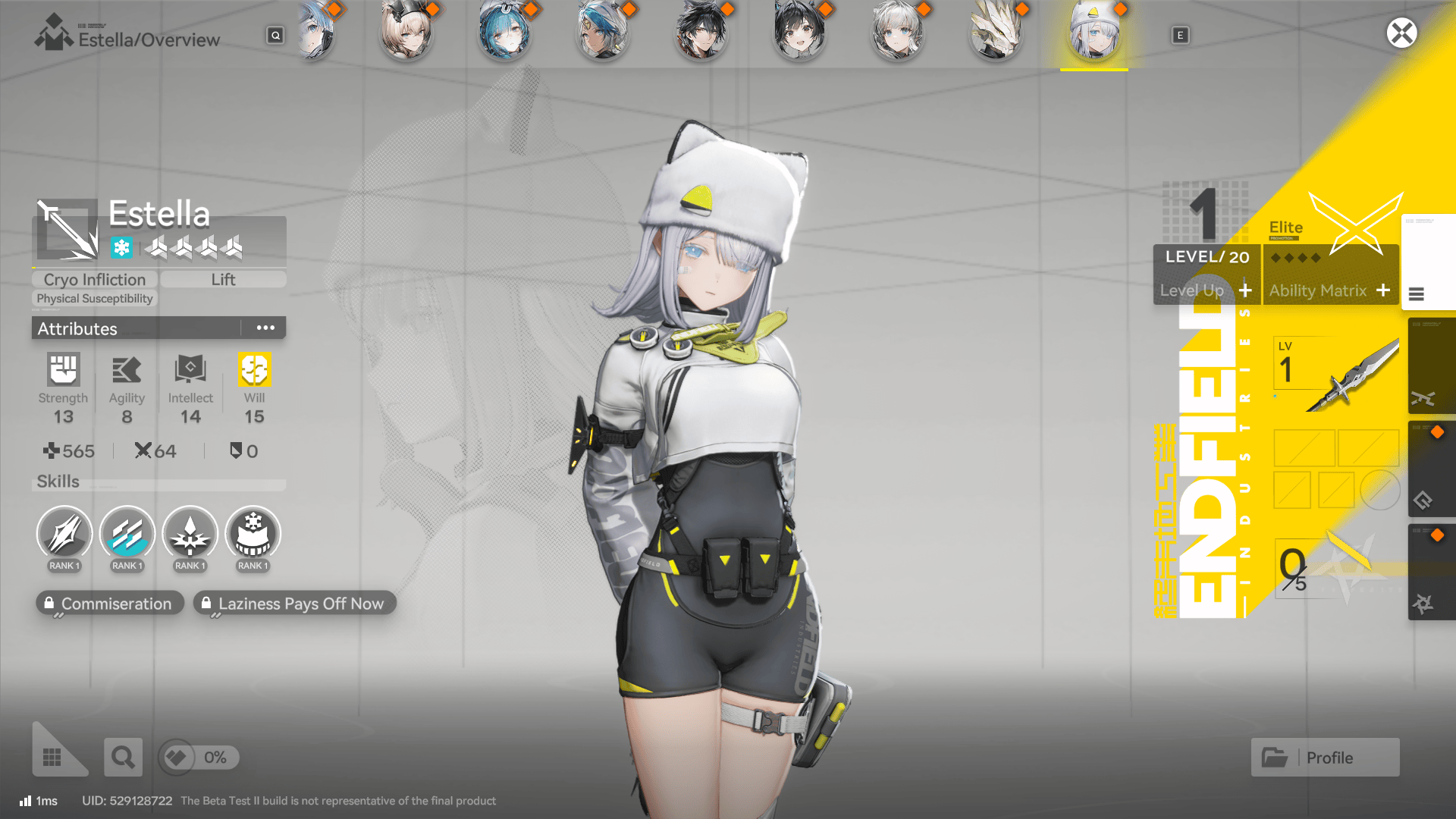 Estella Arknights Endfield Operator