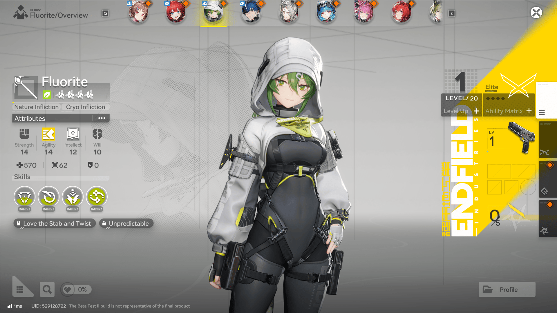 Fluorite Arknights Endfield Operator